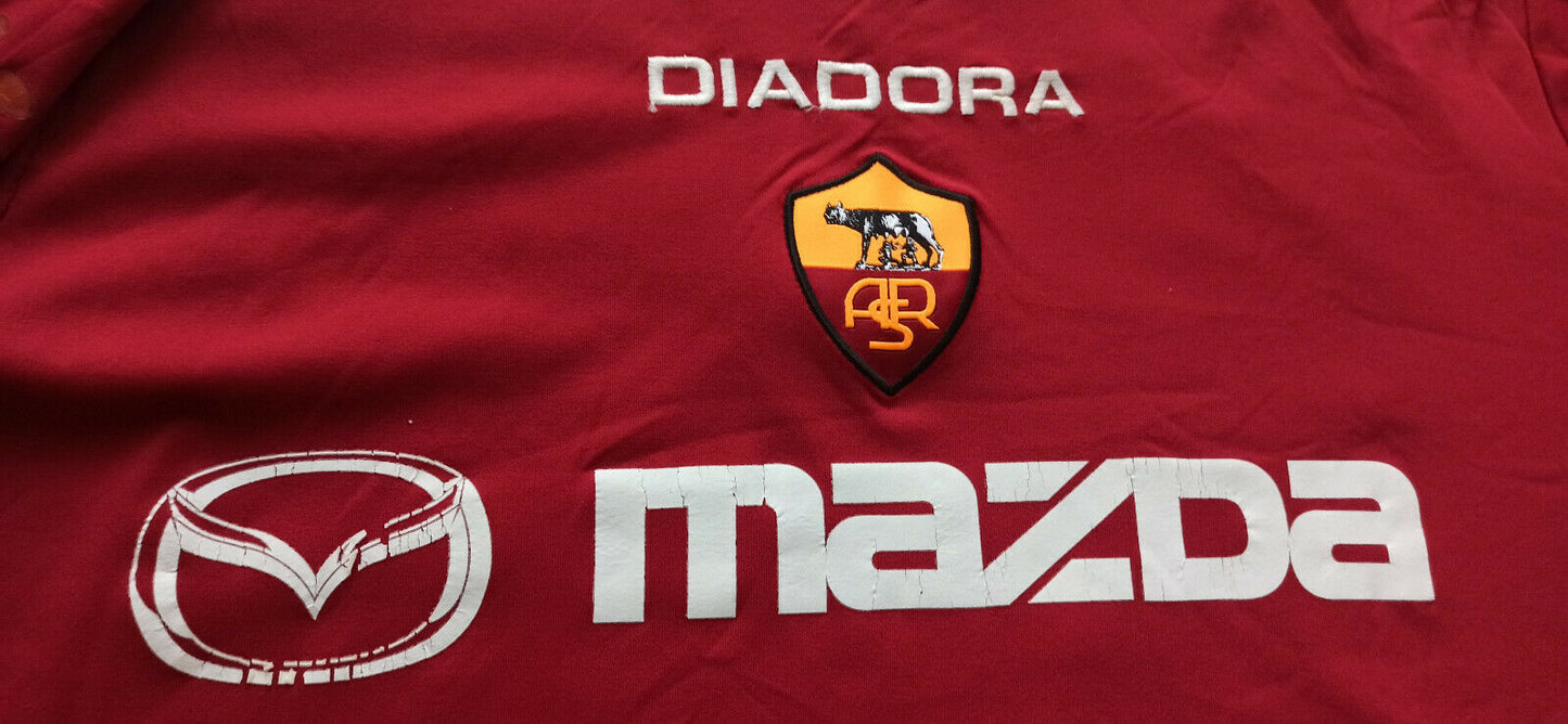 maglia roma totti 2003 2004 diadora mazda Home Jersey shirt XL Calcio