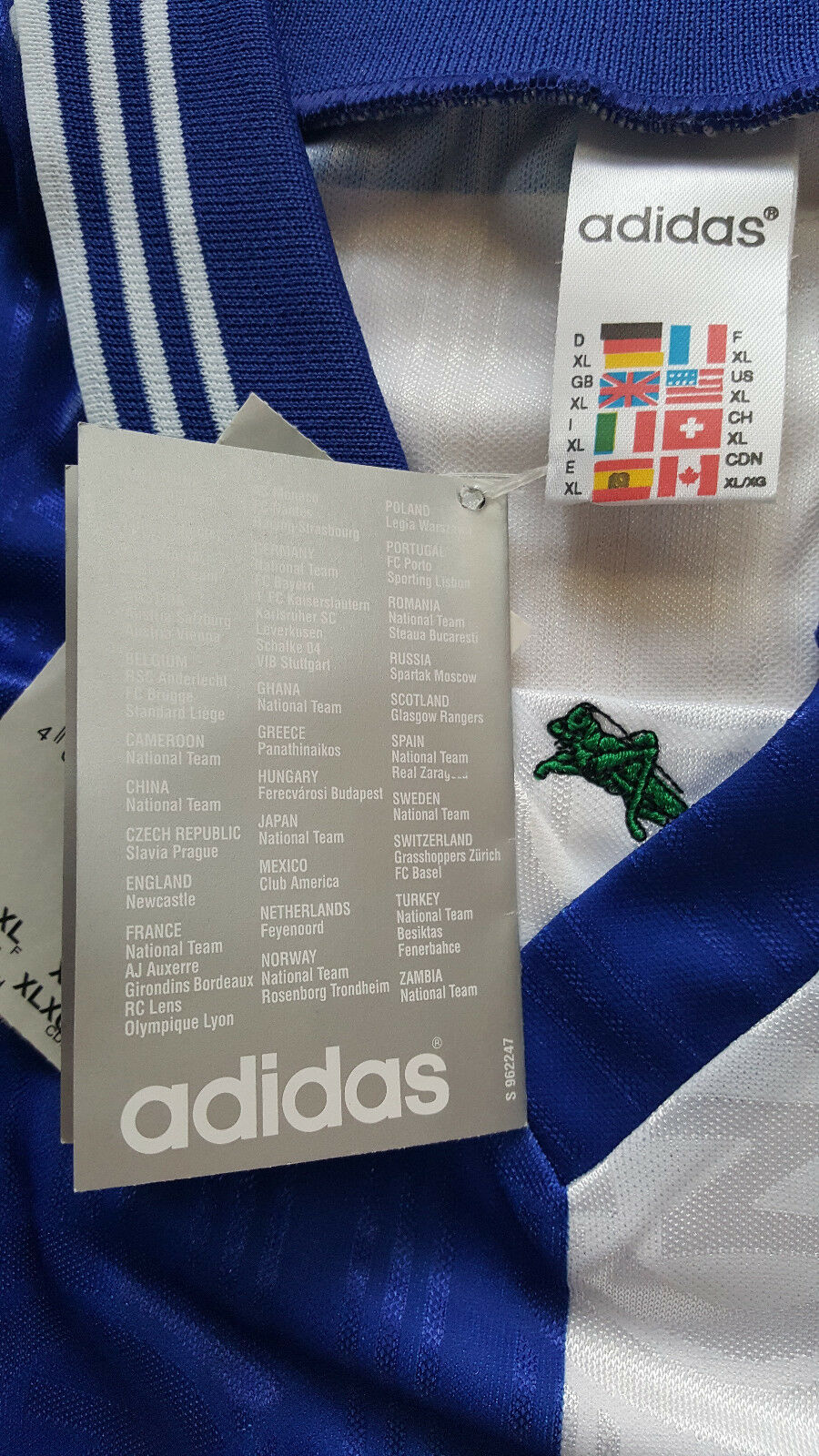 vintage adidas jersey shirt Zurich 1997 90s maglia camiseta Grassopphe greensportvintage