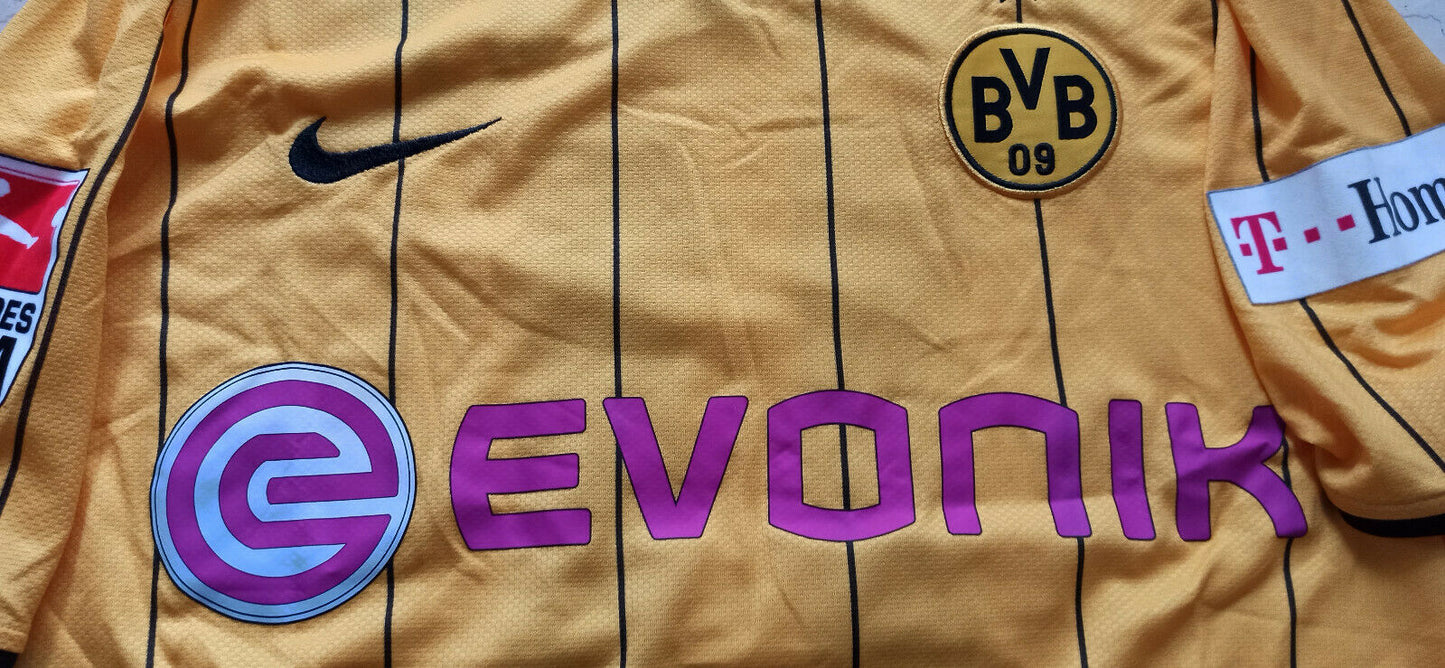 Maglia MATCH WORN Borussia Dortmund Buckley Shirt Jersey 2009-10 Nike evonik