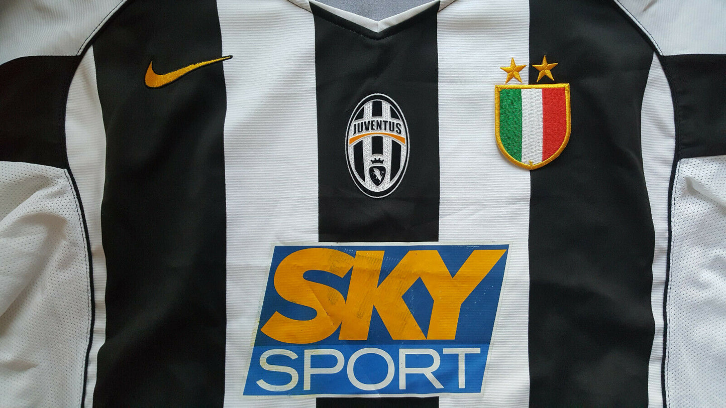 maglia Del Piero Juventus maglia NIKE shirt 2004 2005 home jersey Sky sport L