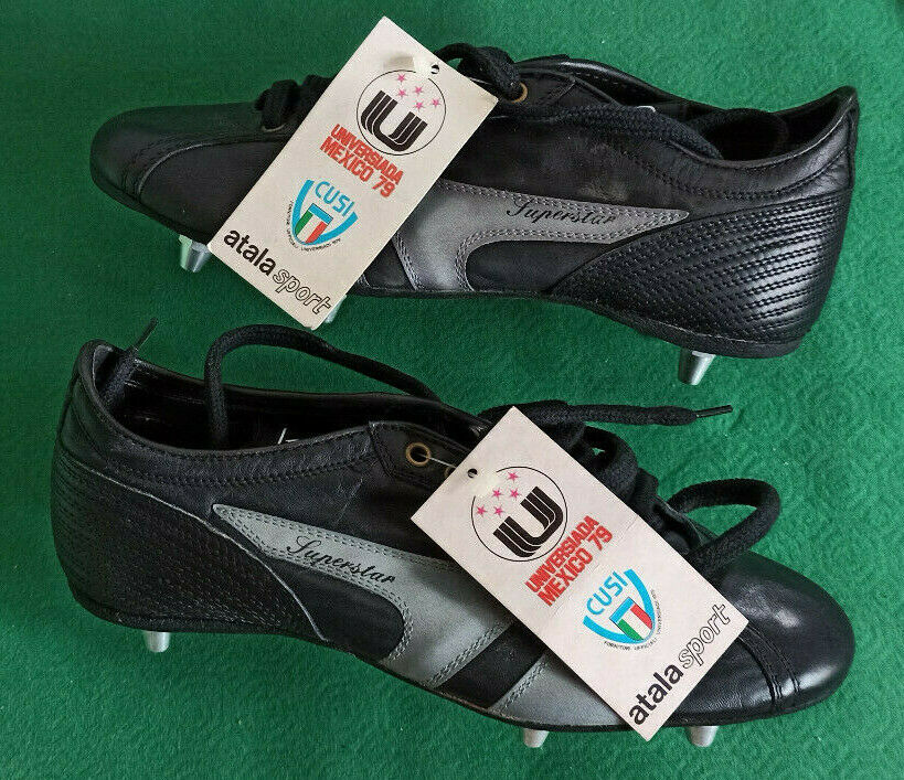 scarpe calcio vintage atala shoes boots SUPERSTAR juventus milan Mexico  41