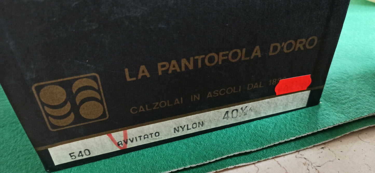 vintage pantofola d'oro Emidio Lazzarini Super Leggera STAR brev. ascolana