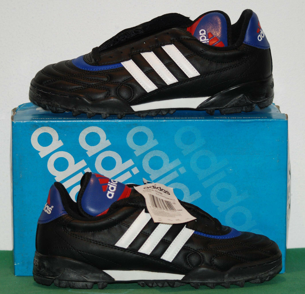 vintage adidas futsal indoor shoes TORRA TEAM 80 90 Hamburg deadstock no Tobacco