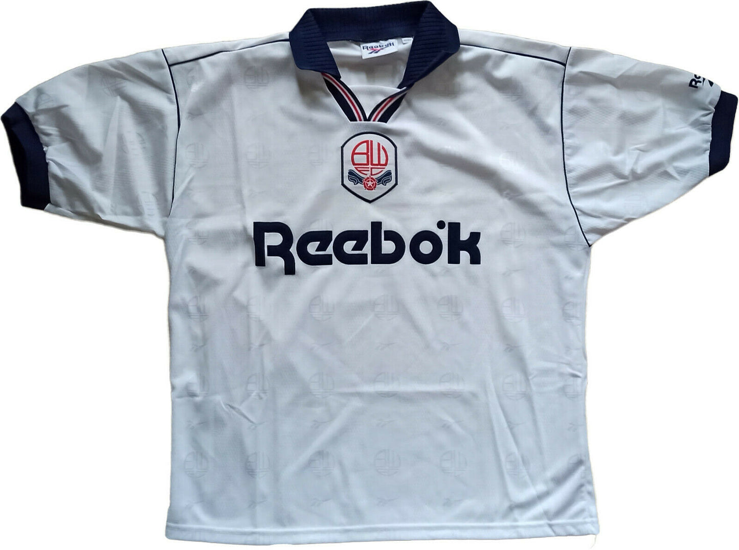 maglia calcio vintage Bolton Wanderers Reebok Thompson 1996 1997 Home jersey