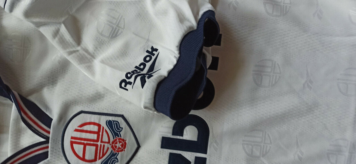 maglia calcio vintage Bolton Wanderers Reebok Thompson 1996 1997 Home jersey