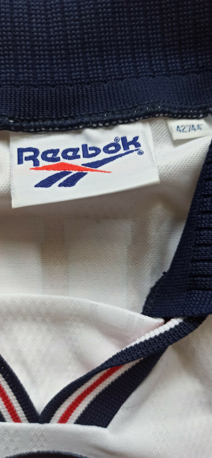 maglia calcio vintage Bolton Wanderers Reebok Thompson 1996 1997 Home jersey