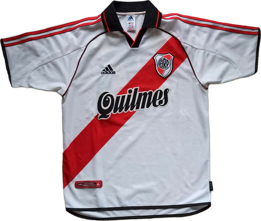 Maglia calcio vintage River Plate ORTEGA Shirt Jersey 2000 2001 Quilmes adidas