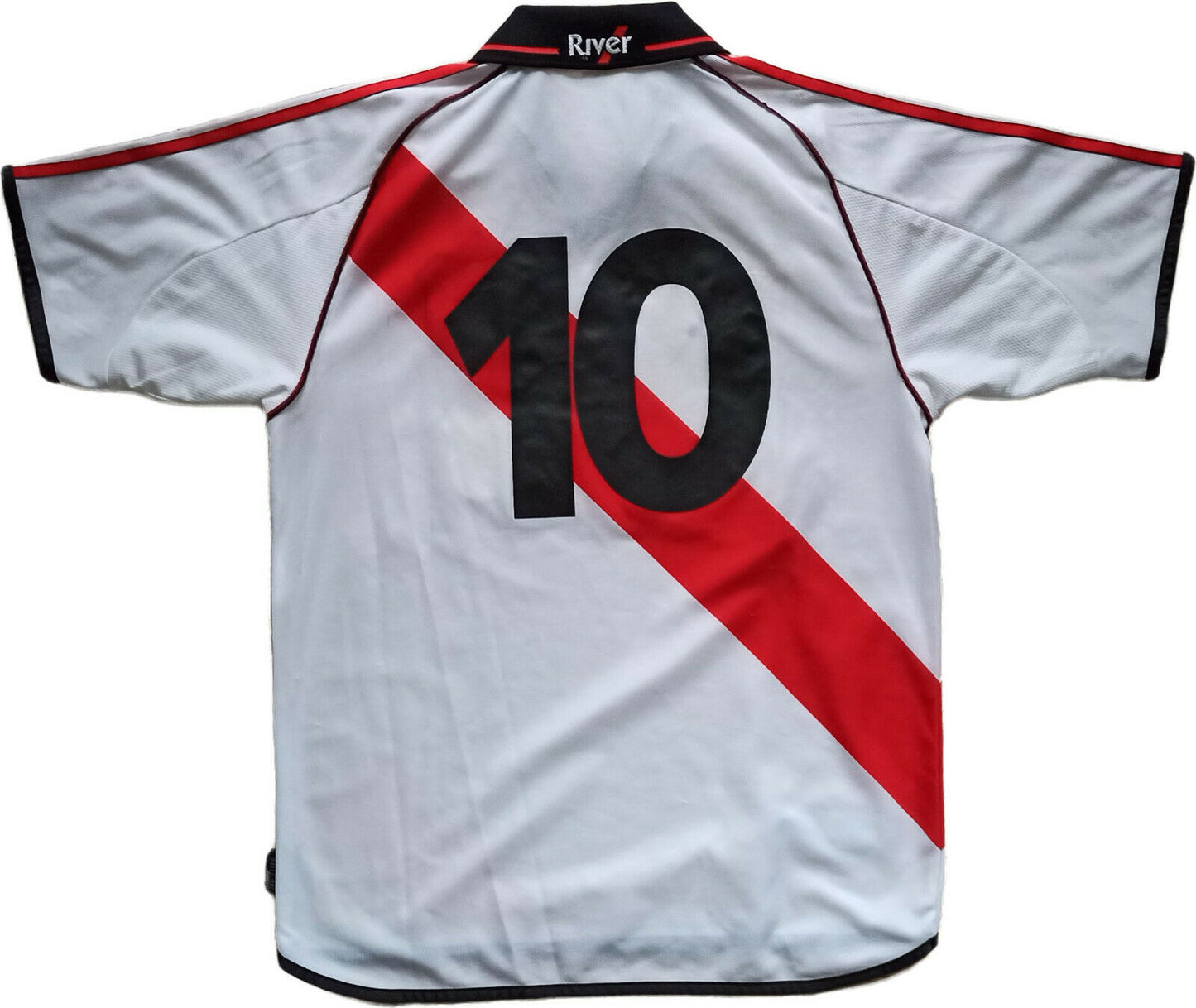 Maglia calcio vintage River Plate ORTEGA Shirt Jersey 2000 2001 Quilmes adidas