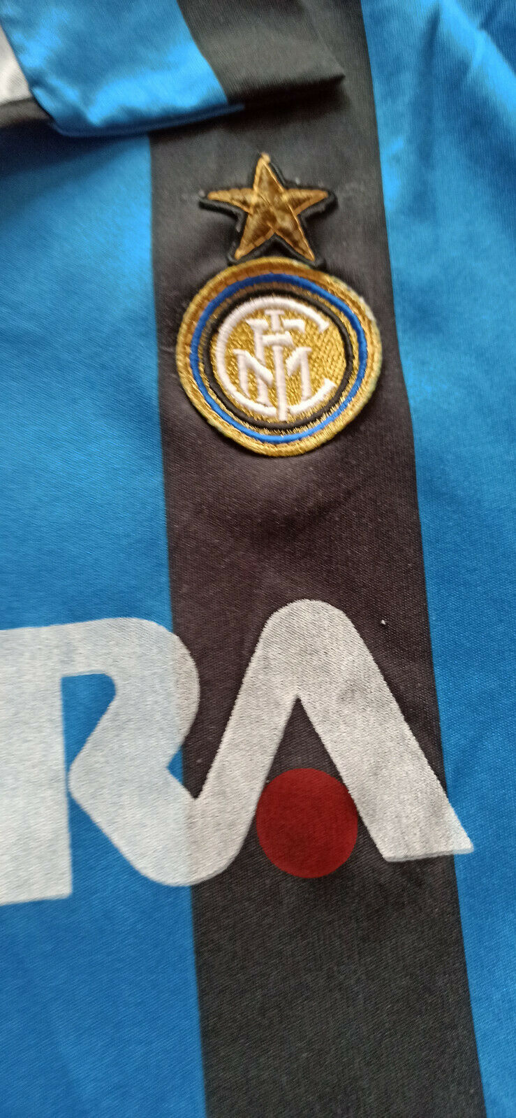 maglia calcio vintage Inter Uhlsport Misura 1990 1992 Bergomi M shirt authentic