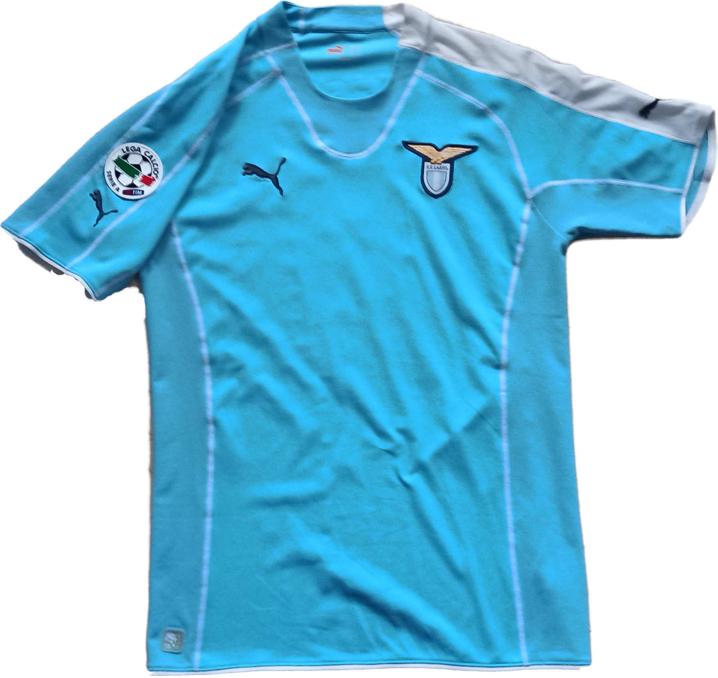 maglia calcio vintage Lazio DI CANIO no sponsor 2005 2006 shirt PUMA L –  greensportvintage