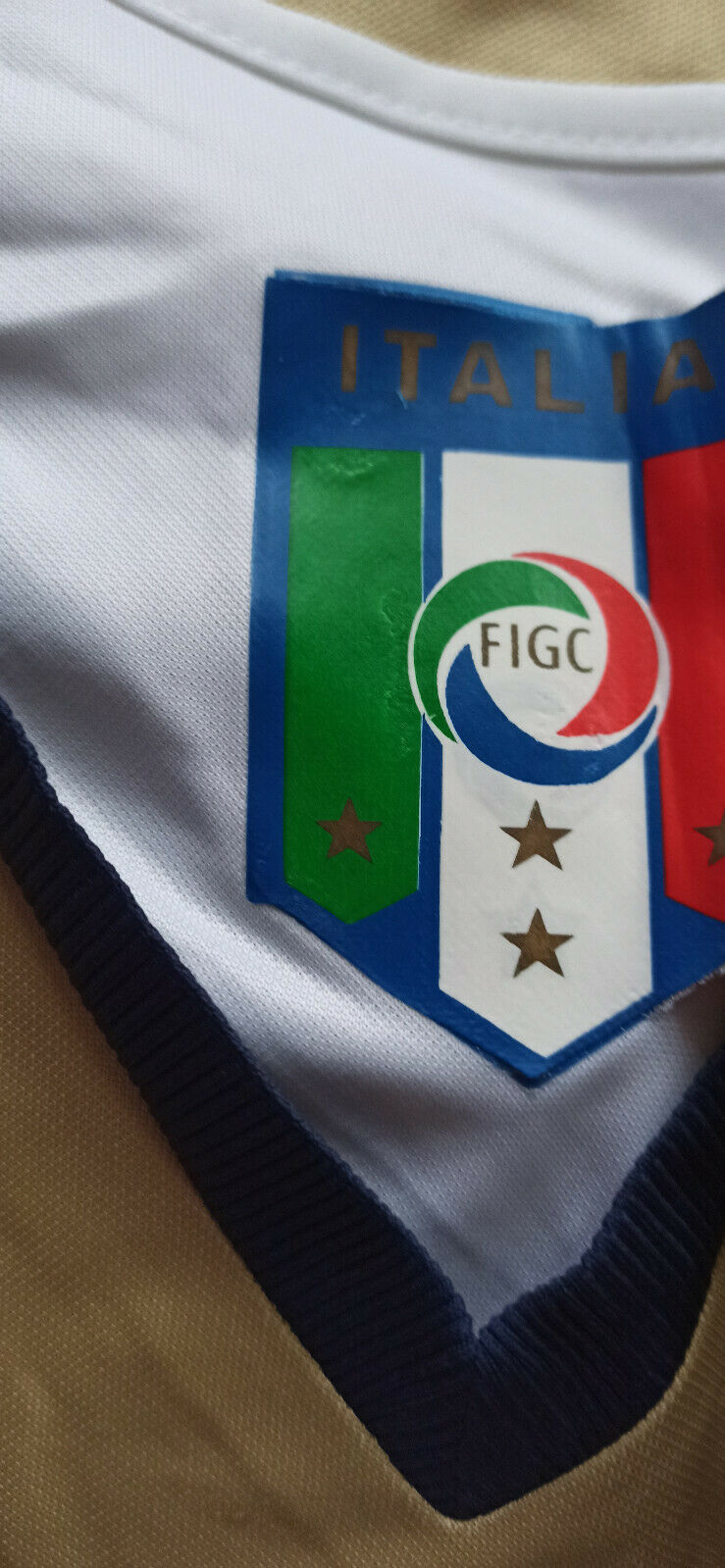 maglia calcio vintage match worn Italia Peruzzi 2006 Nuovo Logo FIGC puma rara