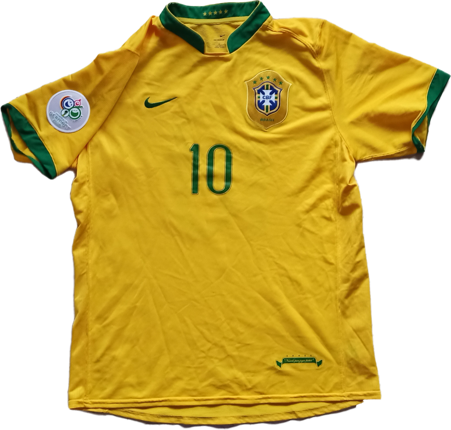 maglia camiseta Ronaldinho brasil World Cup 2006 L shirt jersey France –  greensportvintage