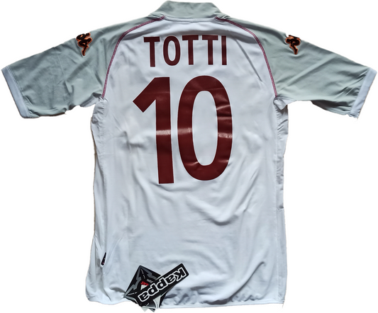 maglia calcio roma totti 2002-03 Champions League MAZDA Kappa vintage *NUOVA* L