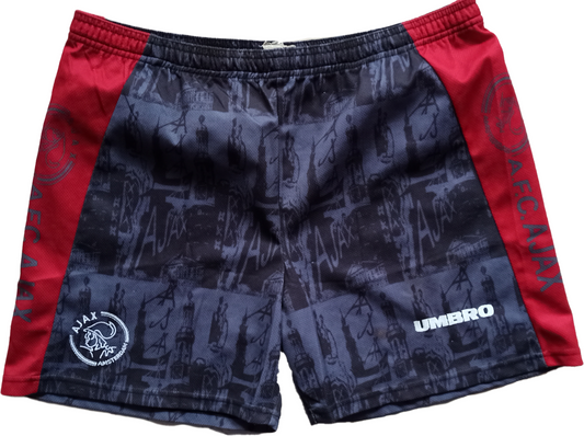 pantaloncini shorts calcio vintage Umbro Ajax 1996-97 third Litmanen 32''