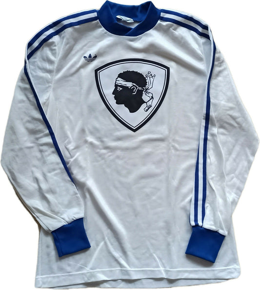 MAGLIA SHIRT MAILLOT ADIDAS COUPE DE FRANCE PORTE MATCH WORN OM BASTIA KRIMAU