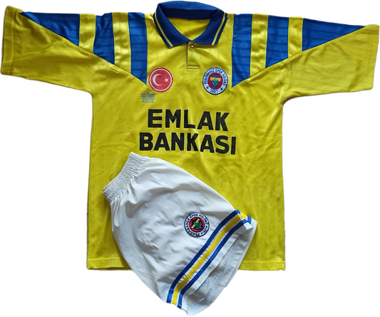 maglia calcio vintage Fenerbahce 1991-1993 Admiral valderrama Hagi Turkey worn