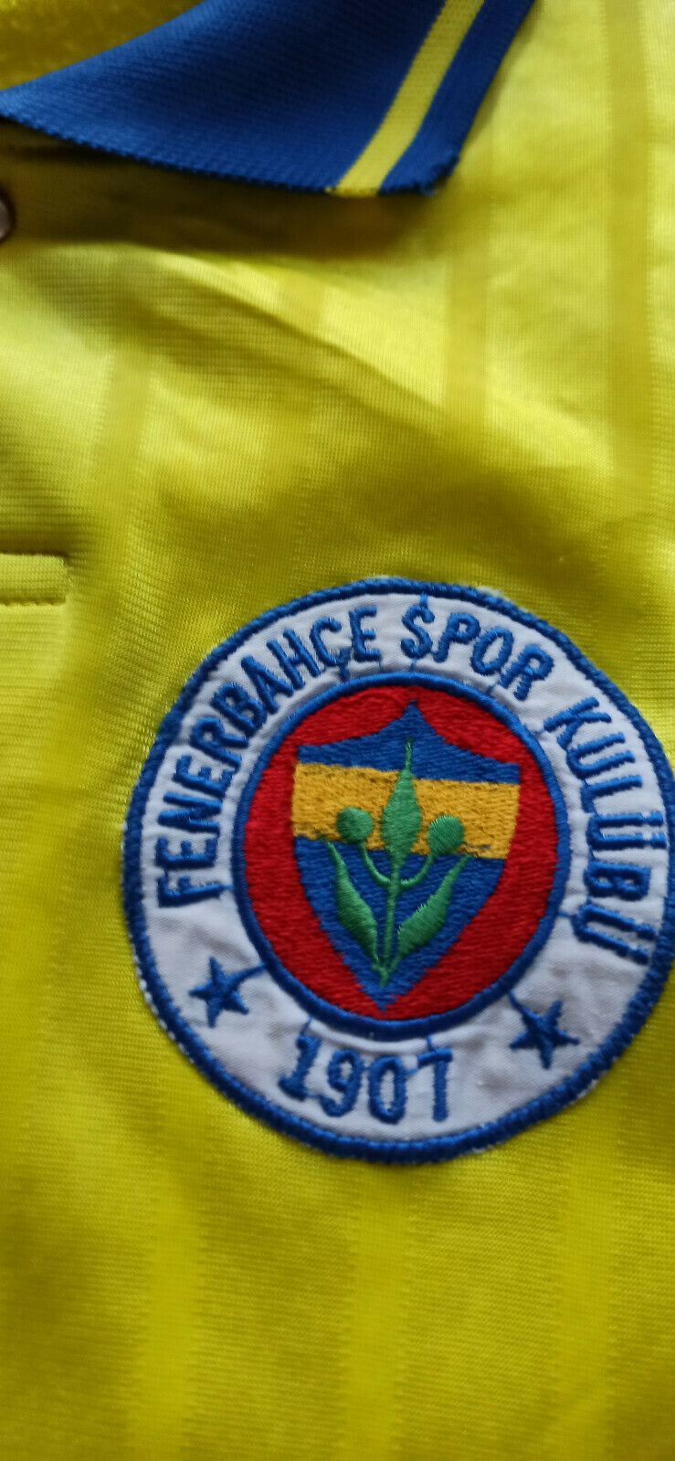 maglia calcio vintage Fenerbahce 1991-1993 Admiral valderrama Hagi Turkey worn