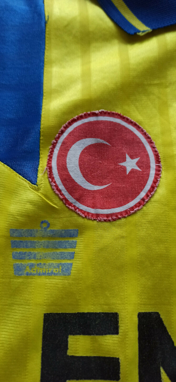 maglia calcio vintage Fenerbahce 1991-1993 Admiral valderrama Hagi Turkey worn