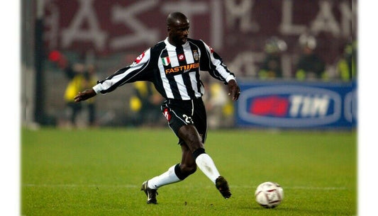 maglia juventus match worn calcio vintage THURAM SERIE A 2002-03 Fastweb