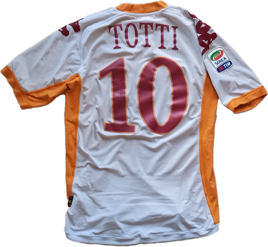 maglia calcio roma Totti kappa 2010 2011 Serie A Wind XL vintage *MADE IN ITALY*