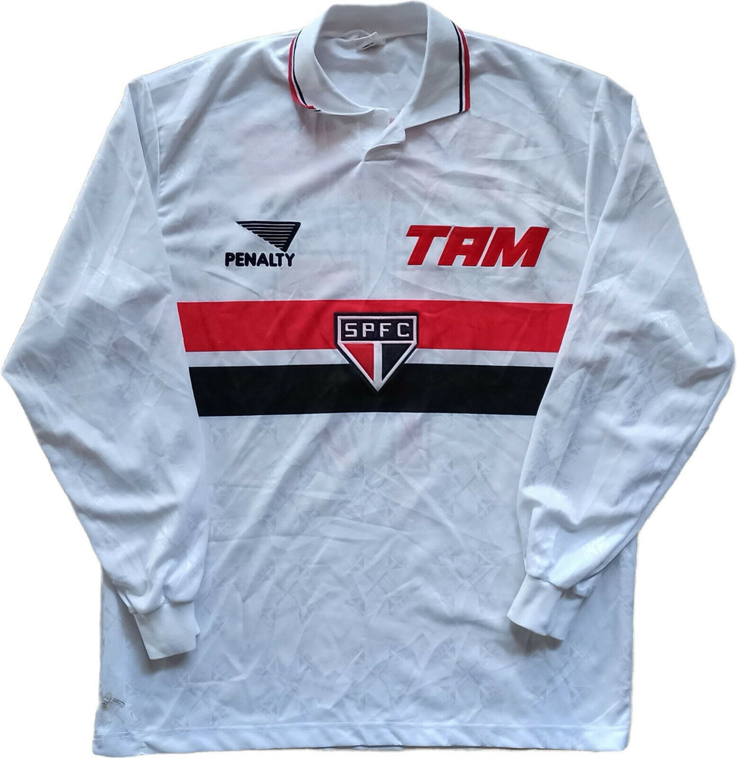 maglia calcio Sao Paulo vintage Penalty TAM match worn Cerezo Penalty Cafu