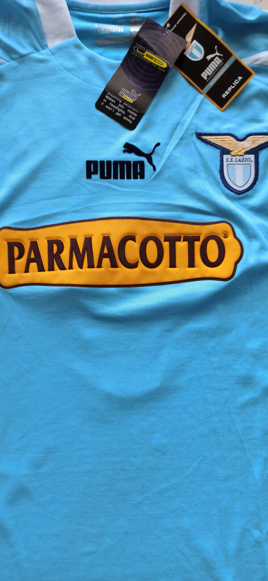 maglia Lazio Albertini vintage Serie A *NEW* Puma Player 2003 2004 home shirt XL