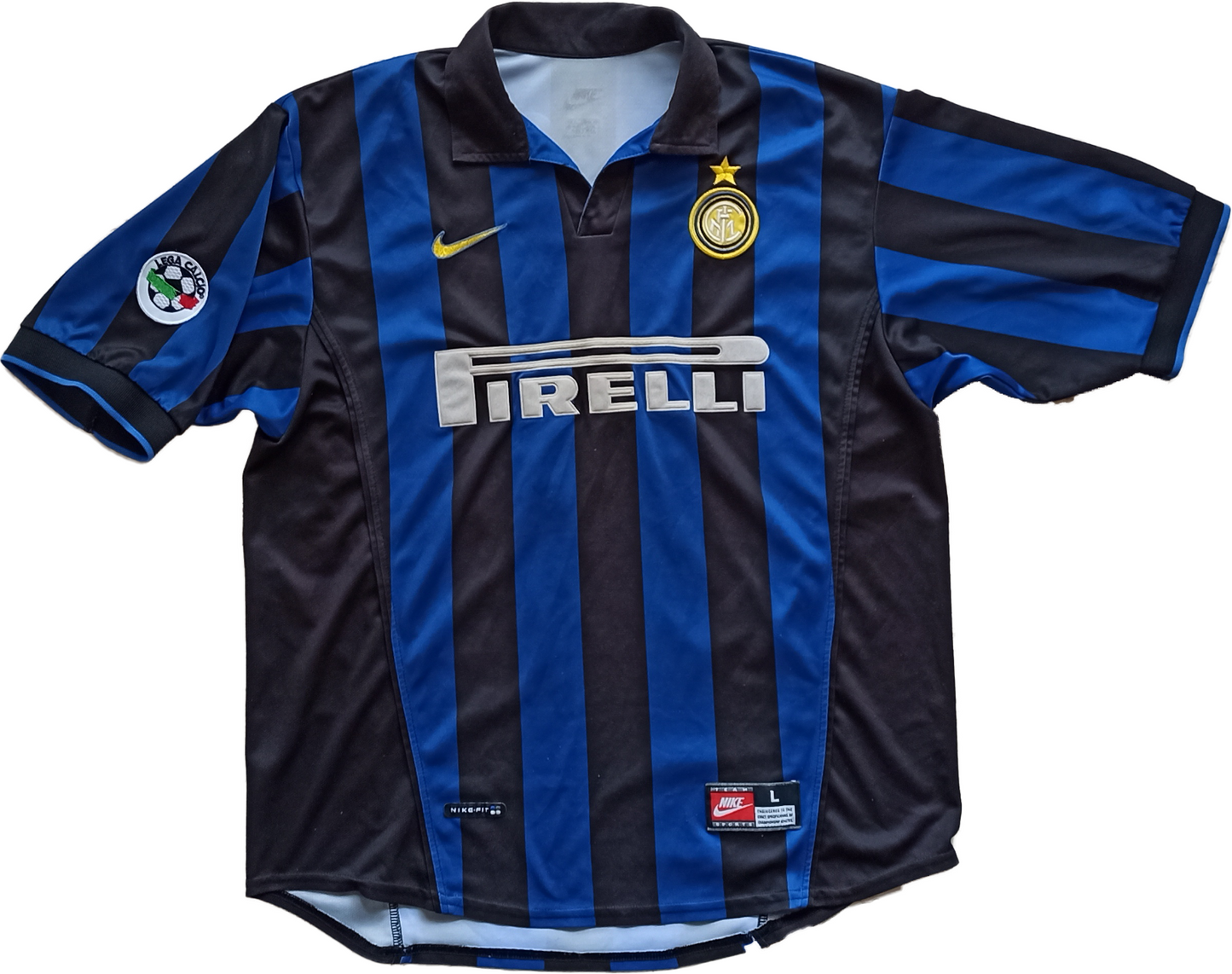 maglia calcio vintage inter Nike Pirelli 1998 1999 Roberto BAGGIO Home shirt