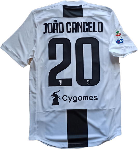 maglia calcio match worn Joao Cancelo juventus Adizero 5 2018-19 Jeep Nike