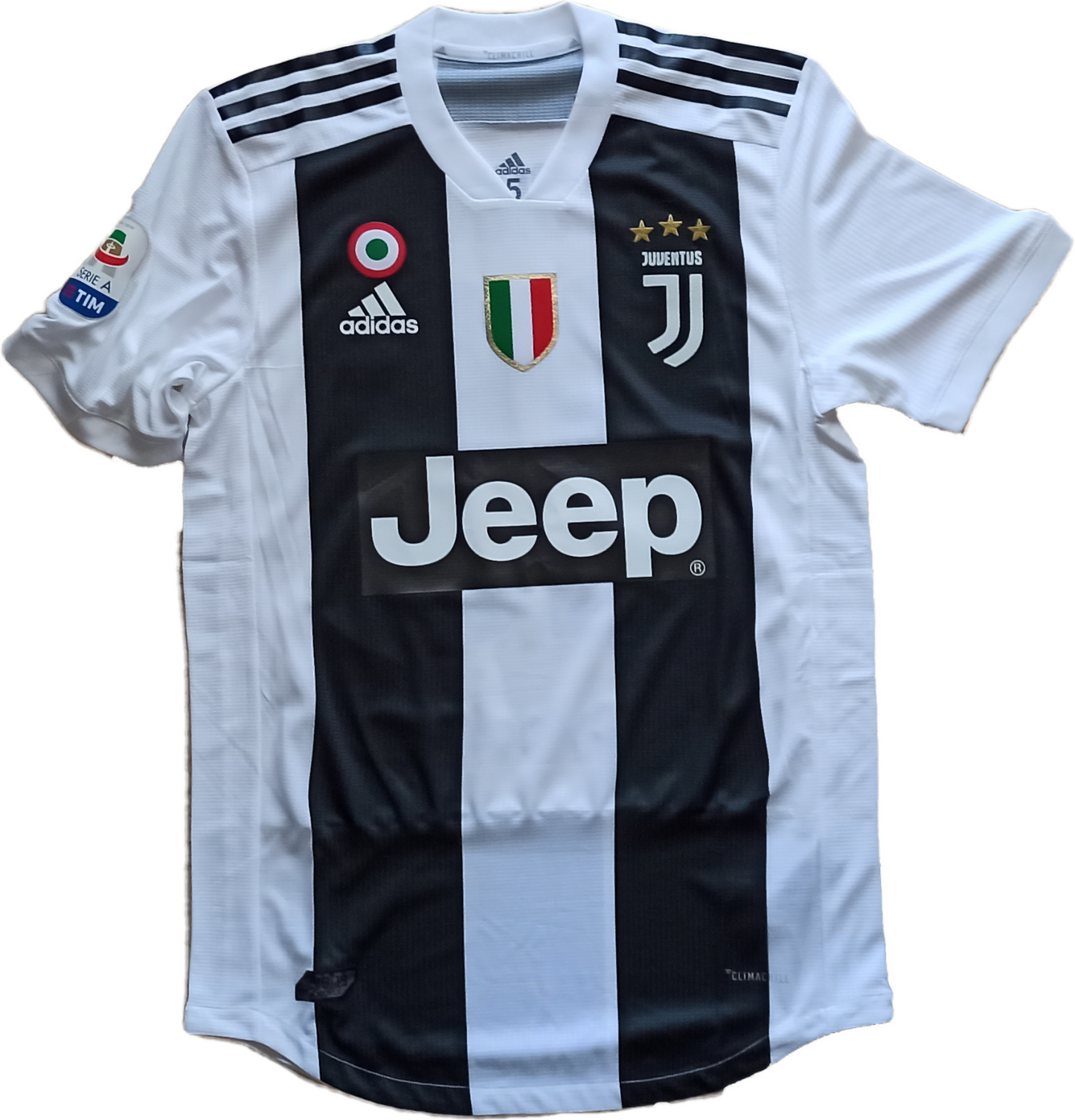 maglia calcio match worn Joao Cancelo juventus Adizero 5 2018-19 Jeep Nike