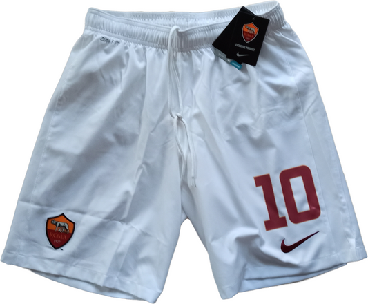 pantaloncini calcio vintage AS Roma shorts Nike 2014 2015 TOTTI *NUOVI* S