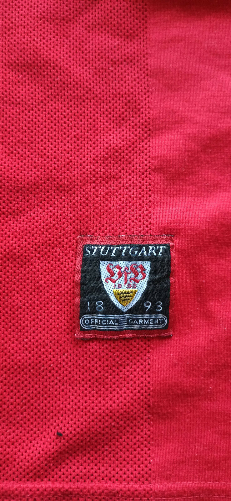 match worn trikot calcio vintage Stuttgart #4 1996-97 adidas Stoccarda jersey