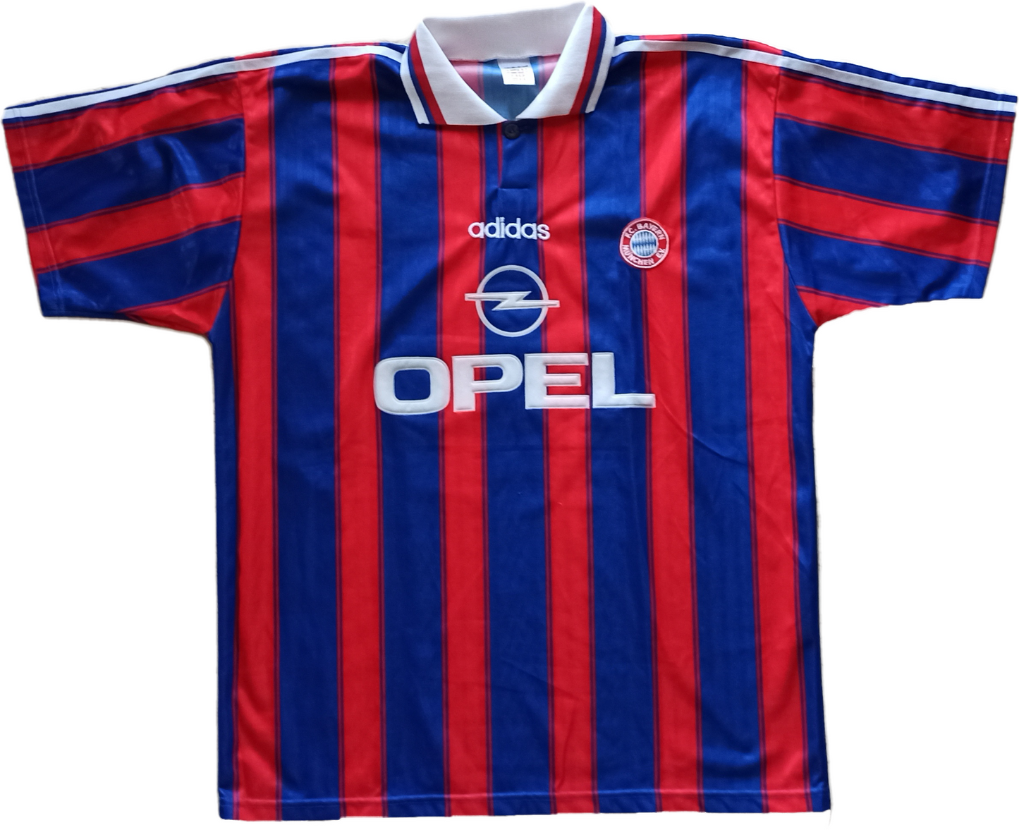 maglia Bayern Monaco Scholl #7 FC Bayern Munich Home Shirt 1995 1996 opel XL