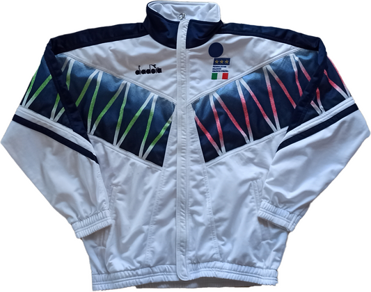 tuta giacca Italia 1994 World Cup felpa Diadora Baggio IP tracksuit track top L