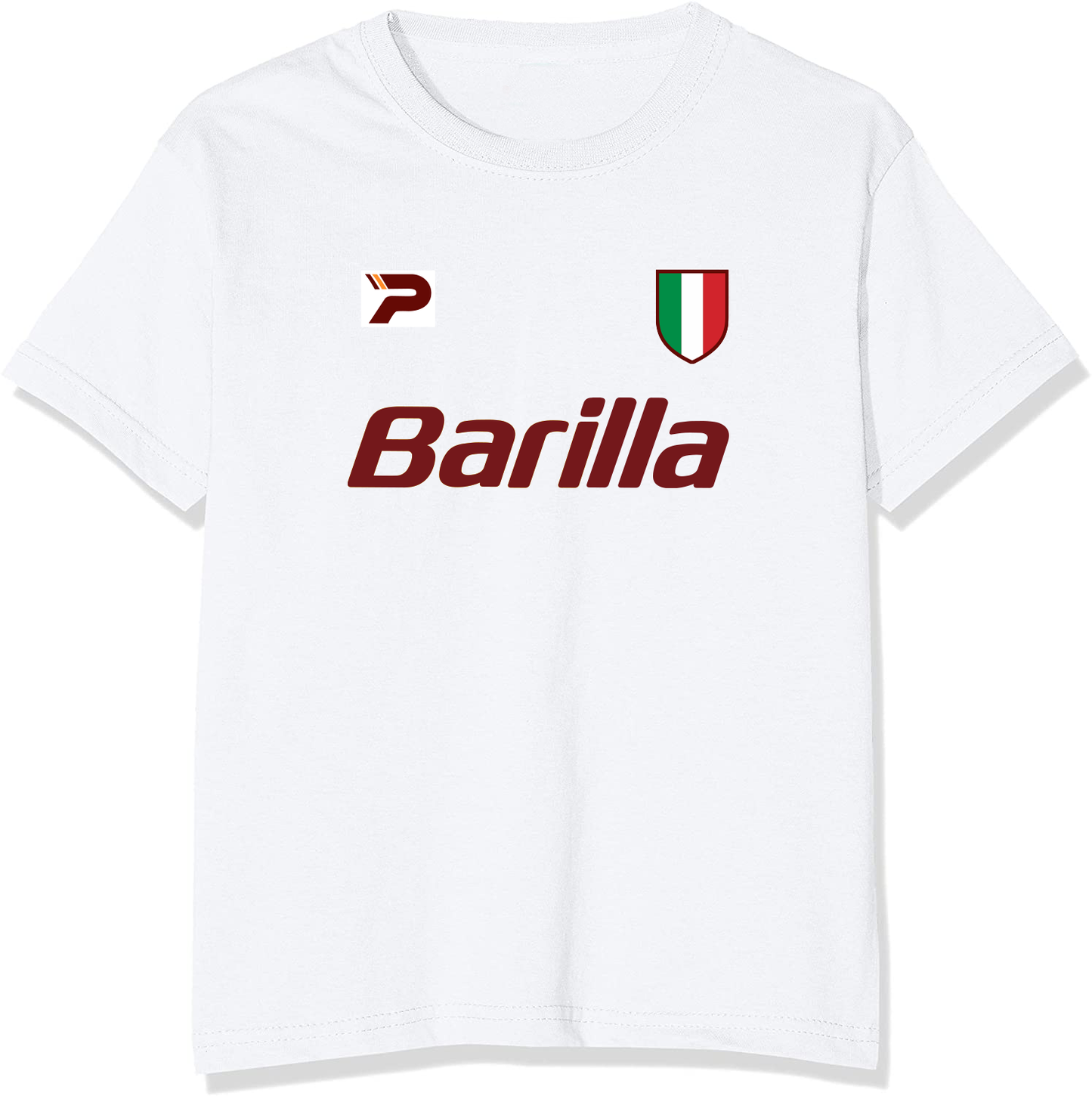 maglia roma vintage barilla anni 80 cotone stadio 1983-84 remake unofficial