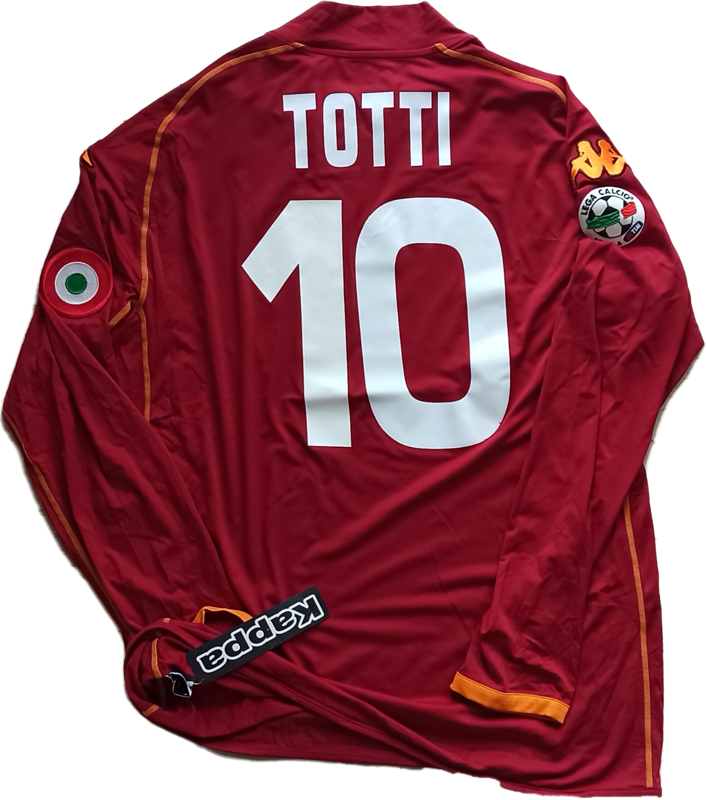 maglia calcio Roma Totti Kappa Wind 2008 2009 XXL *NUOVA* vintage Gara