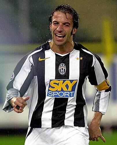 Maglia calcio vintage Juventus Nike Del Piero 2004-05 Sky Sport M *BNWT* shirt