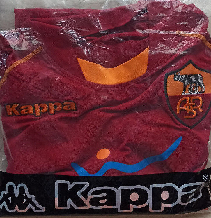 maglia calcio Roma Totti Kappa Wind 2008 2009 XXL *NUOVA* vintage Gara