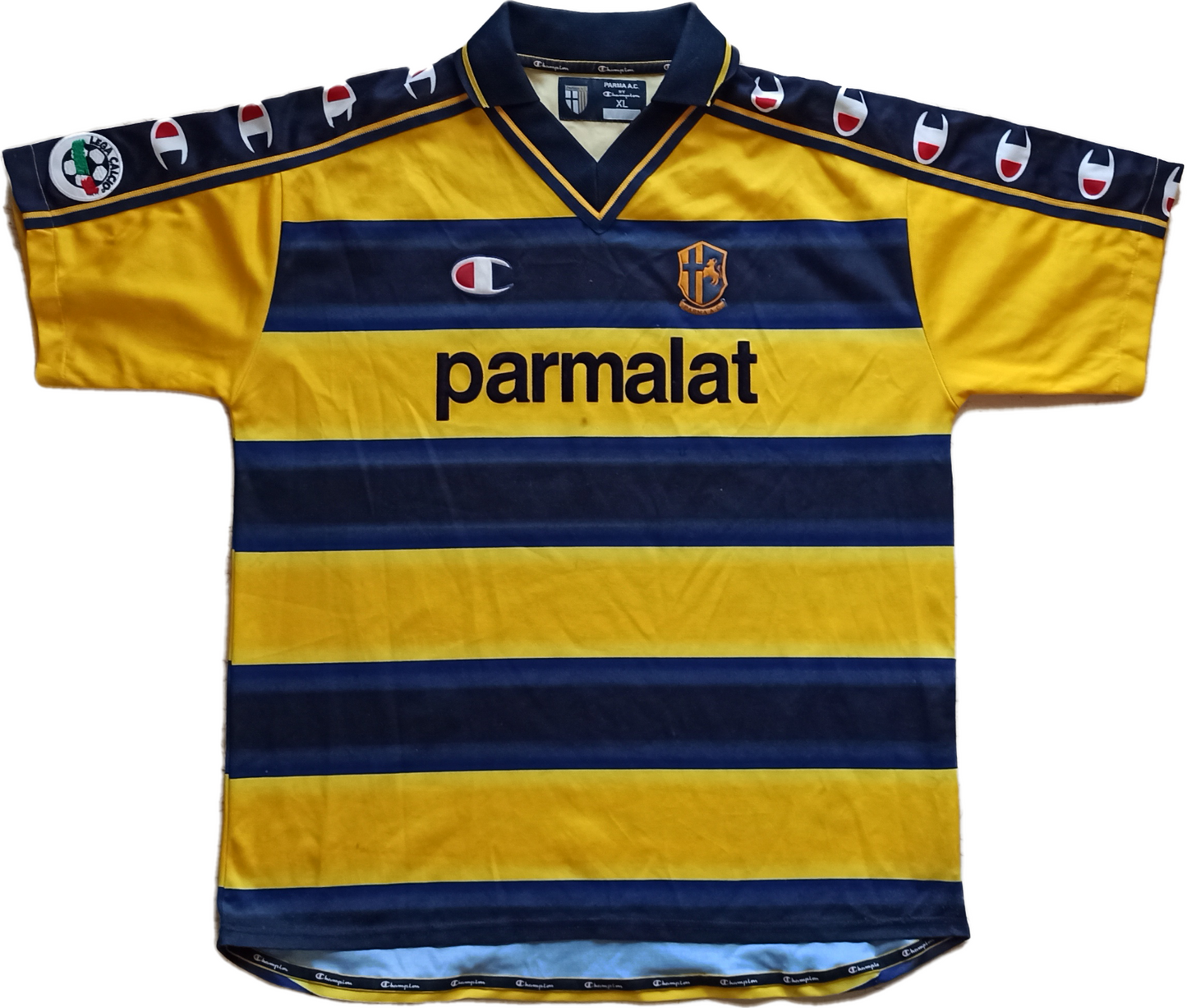 maglia calcio vintage AC Parma Di Vaio match worn indossata Joy 2000 2001 shirt