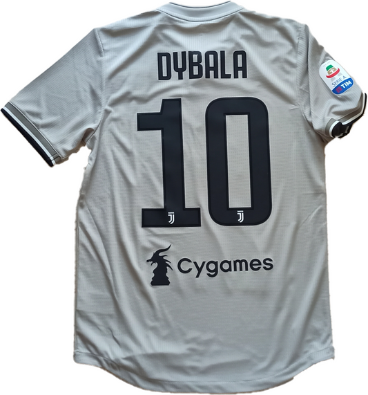 Maglia calcio match worn Juventus Dybala 2018-19 Adidas Climachill taglia 5 JEEP
