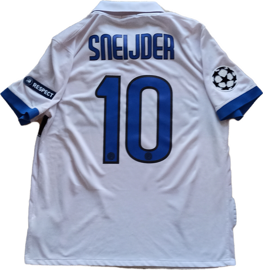 maglia calcio vintage Inter Snejider Triplete 2009-2010 Nike Pirelli