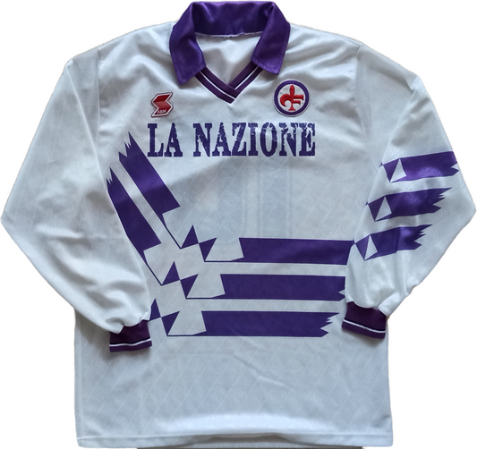 maglia Roberto Baggio Fiorentina UEFA CUP 1990 ABM La NAZIONE L/XL