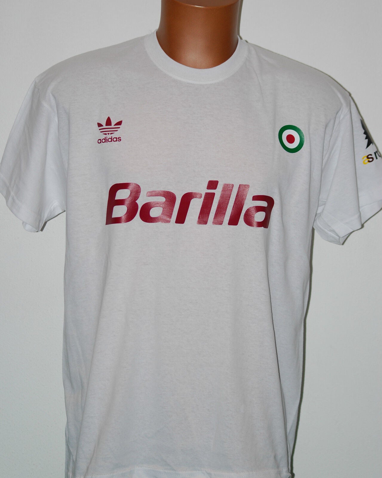 maglia roma vintage retro barilla anni 80 cotone ultras stadio 80s NOS 1988 1989