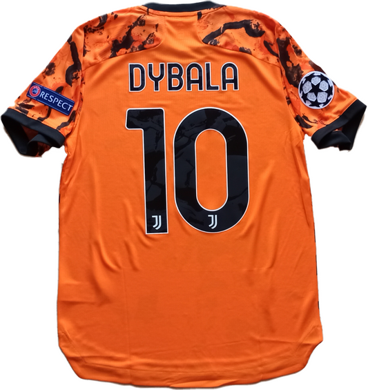 maglia match worn Juventus Dybala indossata 2020 2021 Adidas taglia 6 third