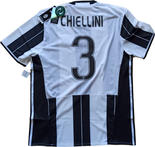 maglia calcio Adidas Juventus CHIELLINI Final Cardiff 2017 ADIZERO Jeep UCL XL