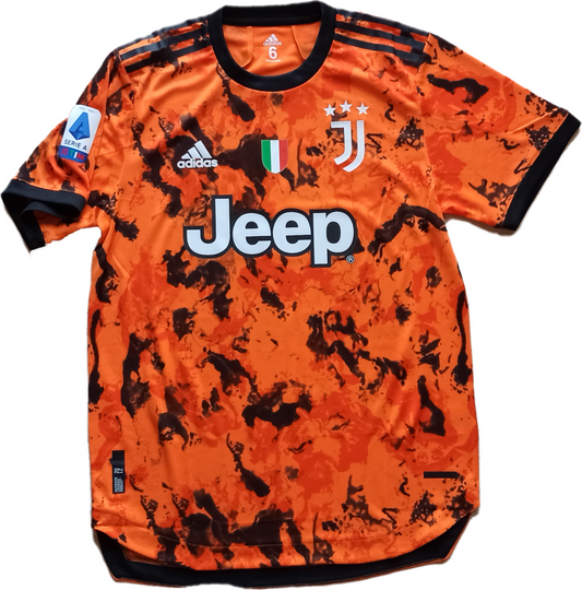 maglia match worn Juventus Chiesa #22 indossata 2020 2021 Adidas taglia 6 third