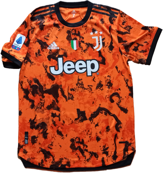 maglia match worn Juventus RONALDO cr7 indossata 2020 2021 Adidas taglia 7 third