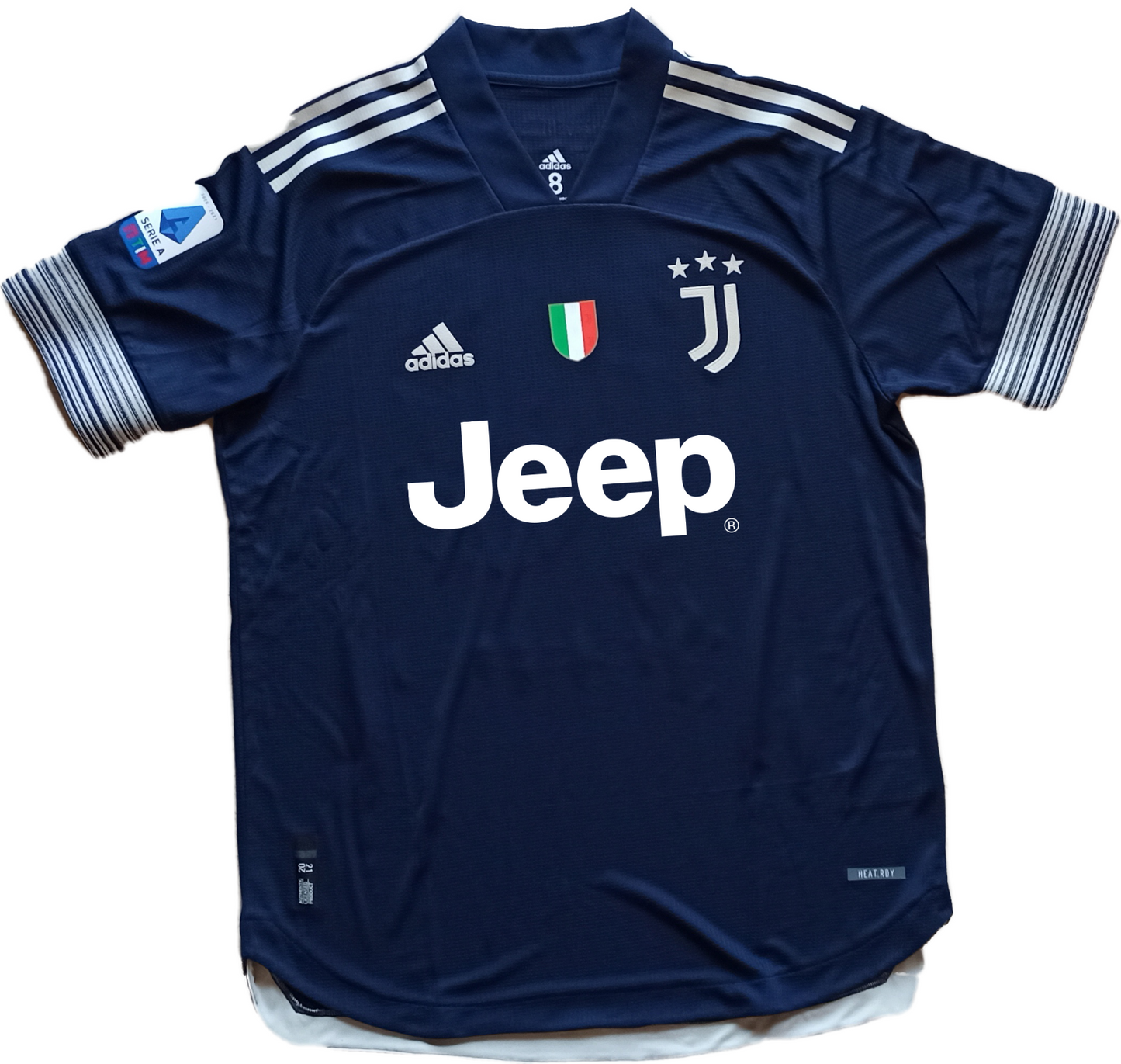 maglia match worn Juventus Bonucci 2020 2021 Adidas Adizero taglia 8 Away