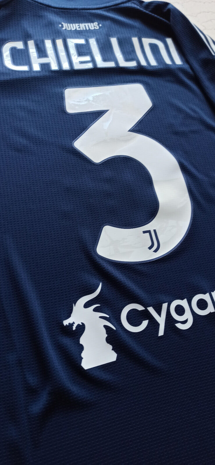 maglia match worn Juventus Chiellini 2020 2021 Adidas Adizero taglia 8 greensportvintage