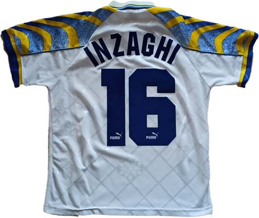 maglia calcio vintage AC Parma Inzaghi Puma 1995 1996 Parmalat S