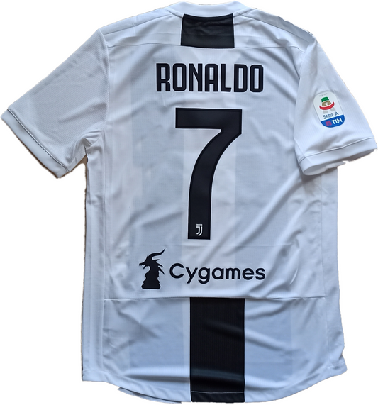 maglia calcio match worn Cristiano Ronaldo juventus Adizero 2018-19 Jeep Nike